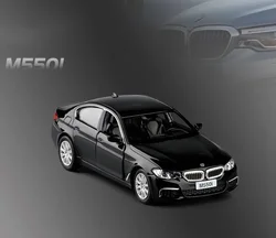 Luxury Alloy Diecast BMW Toy Car - 1:36 Scale Metal Collection (Black)