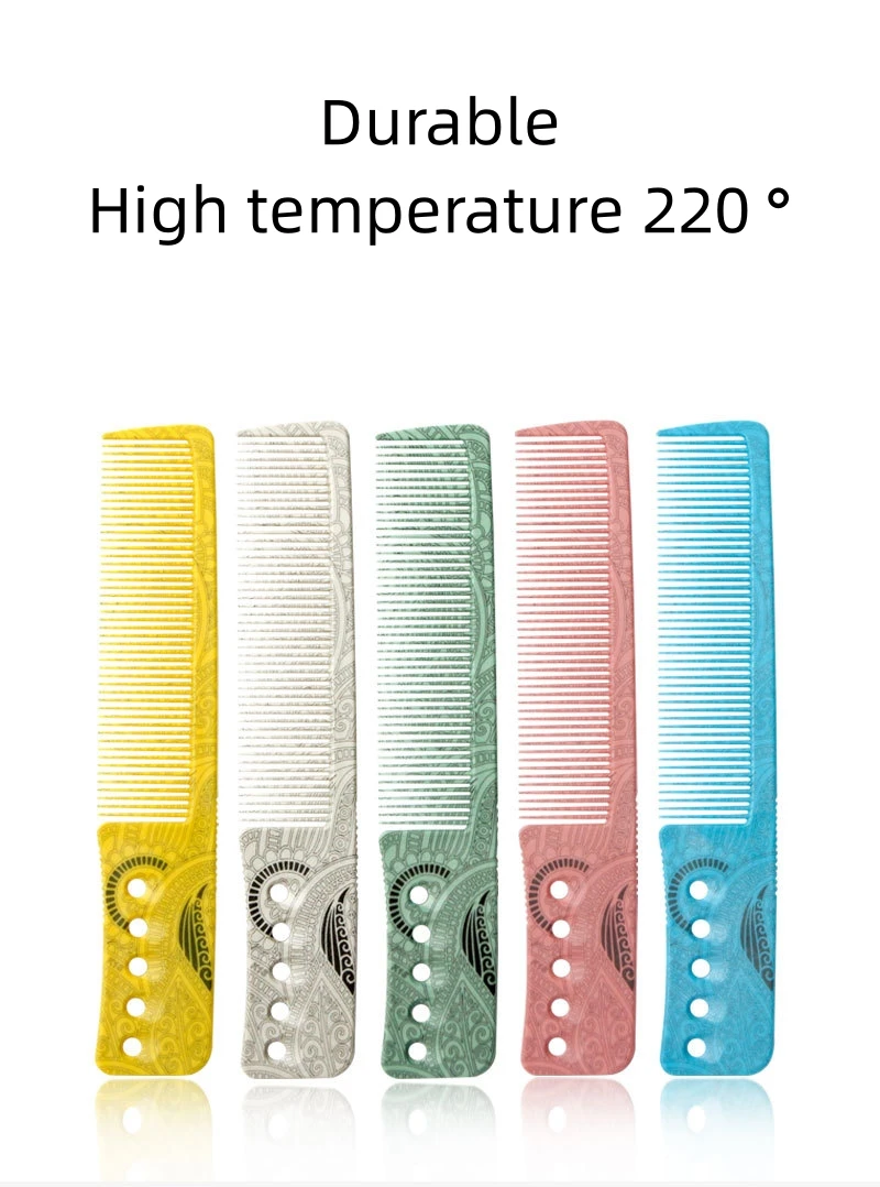 Retro Short Hair Haircut Comb Men's Flat Hair Comb Barber Shop Hairdressing Brush Hair Salon Hairdresser Styling Tools Y0124