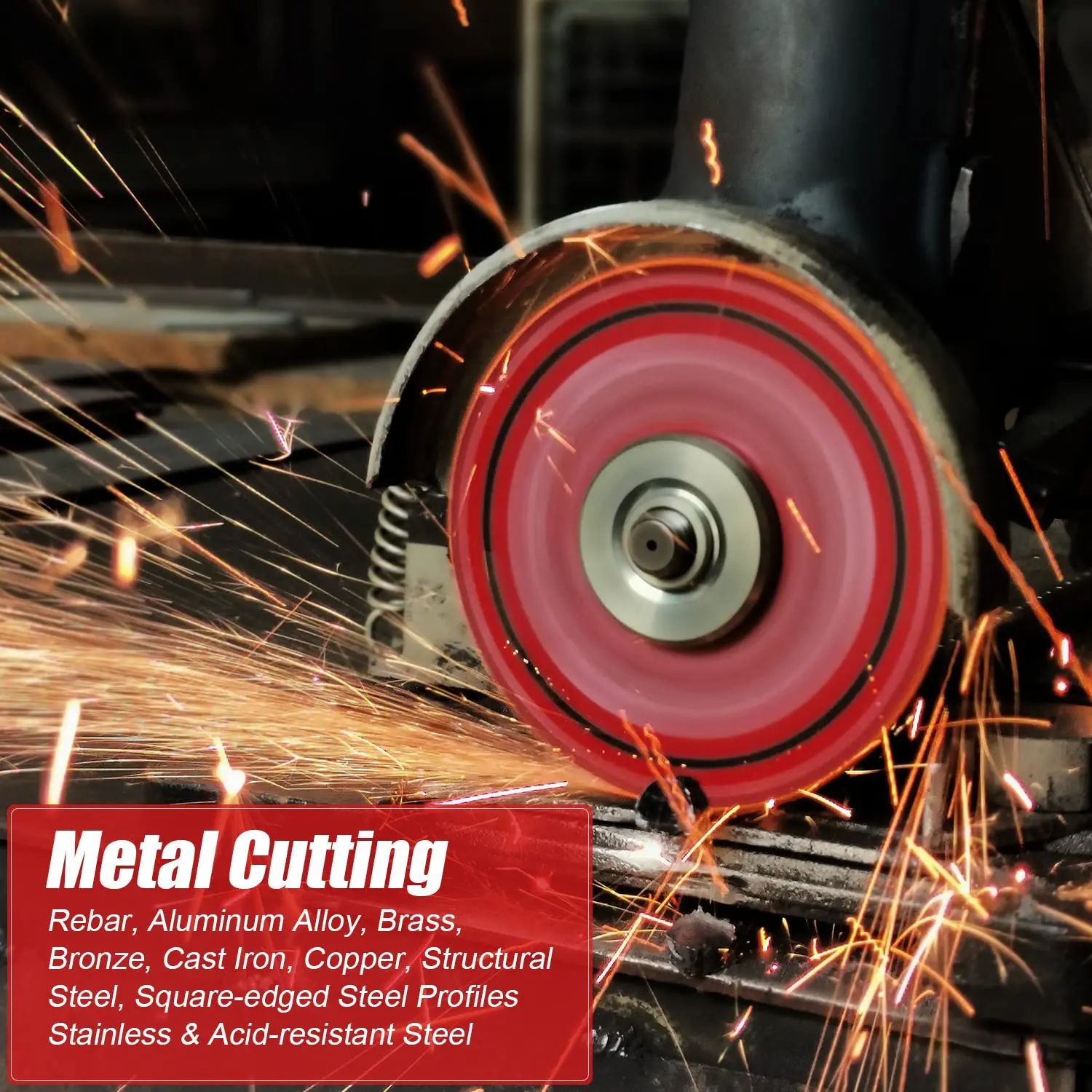 EZARC Diamond Cutting Wheel 125mm x 1.2mm x22.23mm Diamond Cut Disc Metal Cut Off Wheel 5000+ Cuts Steel Rebar Iron cutting disc