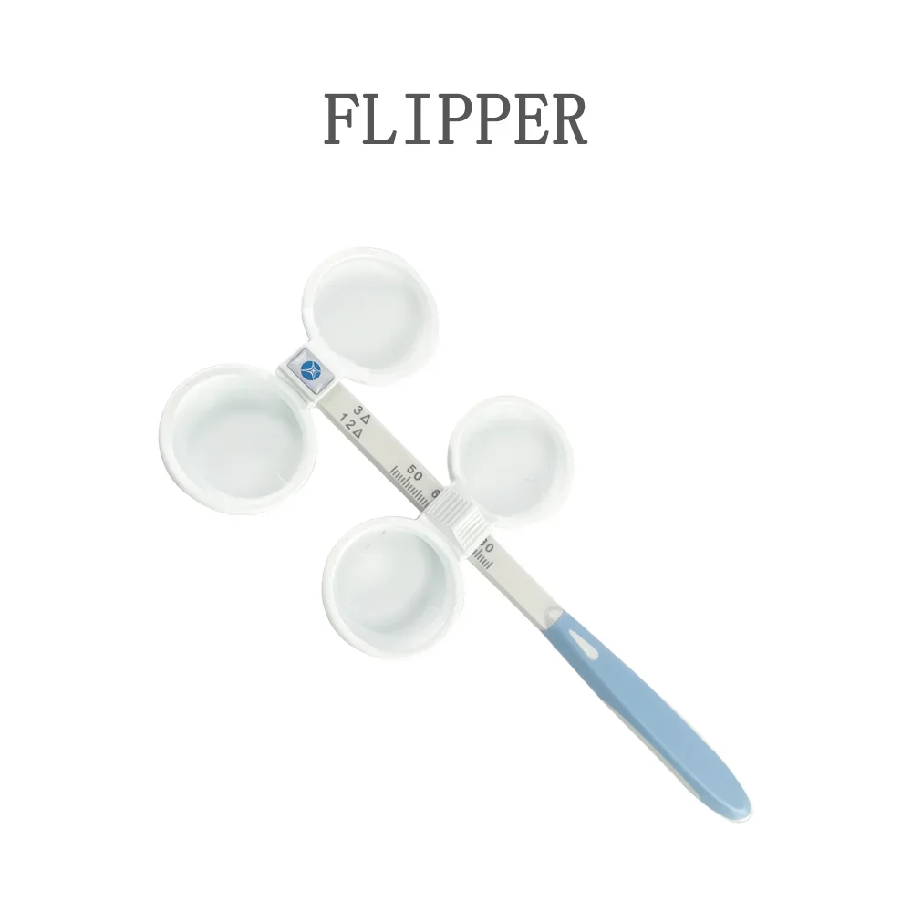 High Quality Optical Adjustable Optometry Prism 3/12△ Lens Flipper With Accessories FL-8A
