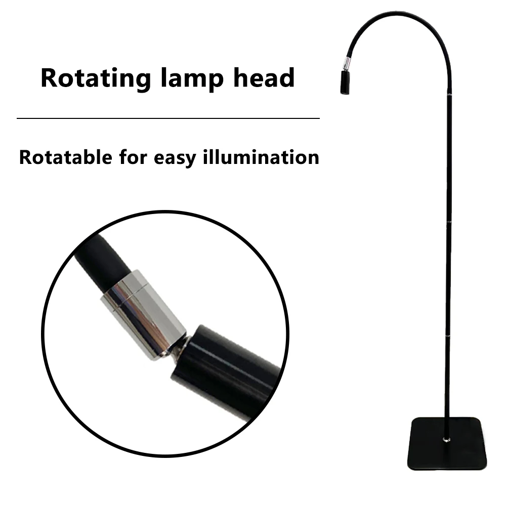 5W Ultraviolet LED Silent Pedal Switch Lamp For Eyelashes Grafting UV Curing False Eyelash Grafting Adhesive Curing Floor Lamp