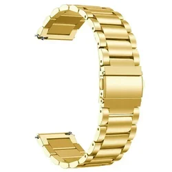 18mm Premium Metal Watch Strap - Elegant and Durable Design for Forerunner 255S (Gold)