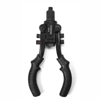 Allsome 3 in 1 Manual Ram Gun Riveting Nut Gun Riveter Reaming Gun Powerful M3-M10 Nut Kit Multi Reaming 2