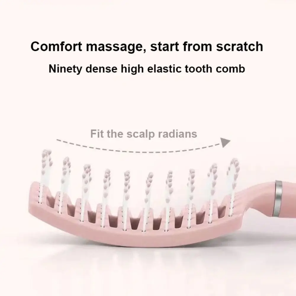 Waterproof Arc Structure Bouffant Hair Air Cushion Comb Hollow Comb For Curly Hair Long Hair Scalp Massage Comb