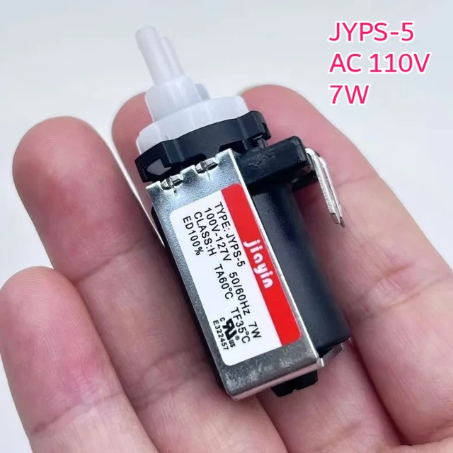 เจียหยิน JYPS-5 ปั๊มแม่เหล็กไฟฟ้า 110V 110V-127V ปั๊มน้ำมือถือไฟฟ้าไอน้ำแขวนเครื่องรีดผ้าปั๊มดูด 1