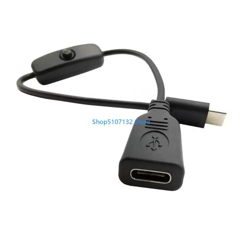87HD USB C 전원 연장 케이블 30cm 유형 C 충전용 충전 연장 코드