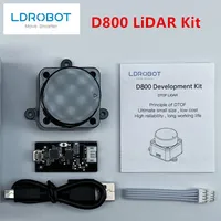 LDROBOT D800 Lidar Kit 25meters DTOF ROS Car SLAM Navigation Scanning Laser Radar Sensor Support ROS1 and ROS2 for outdoor 2