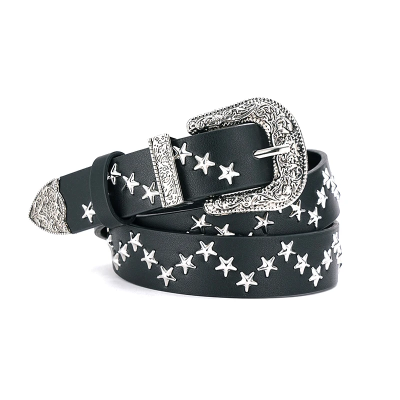 1pc Fashion New Metal Belt Men And Women Punk Hardware Jeans Belt Y2K Designer Belt Women's Belt