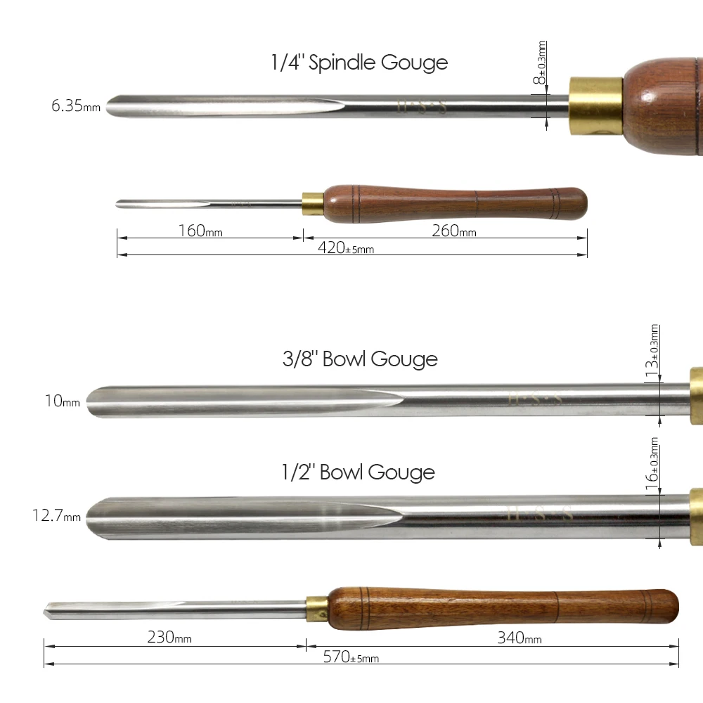tigela gouge ferramentas de torneamento de madeira