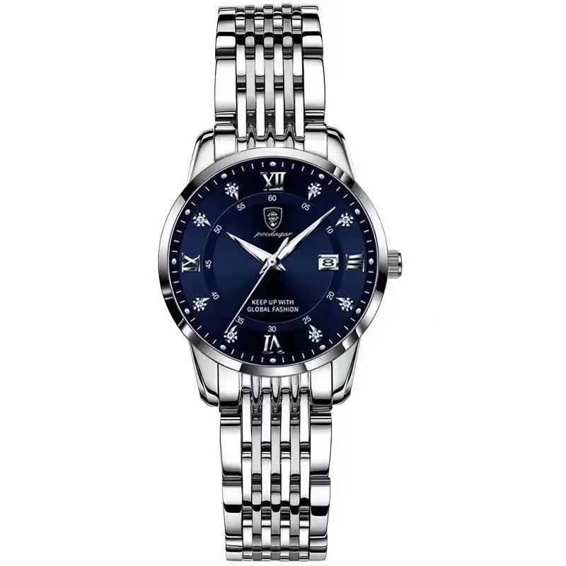 POEDAGAR Women Watches Luxury Fashion Ladies Quartz Watch Waterproof Luminous Date Stainless Stain Wristwatch Girlfriend Gift 13