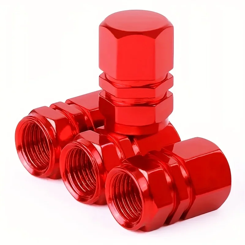 Aluminum Alloy Dustproof Tire Valve Caps for Vehicles