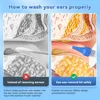 Manual Ear Wax Removal Ear Cleaner Water Earwax Removal Kit Ear Irrigation Flushing System Ear Cleaning Kit Safe and Effective 4