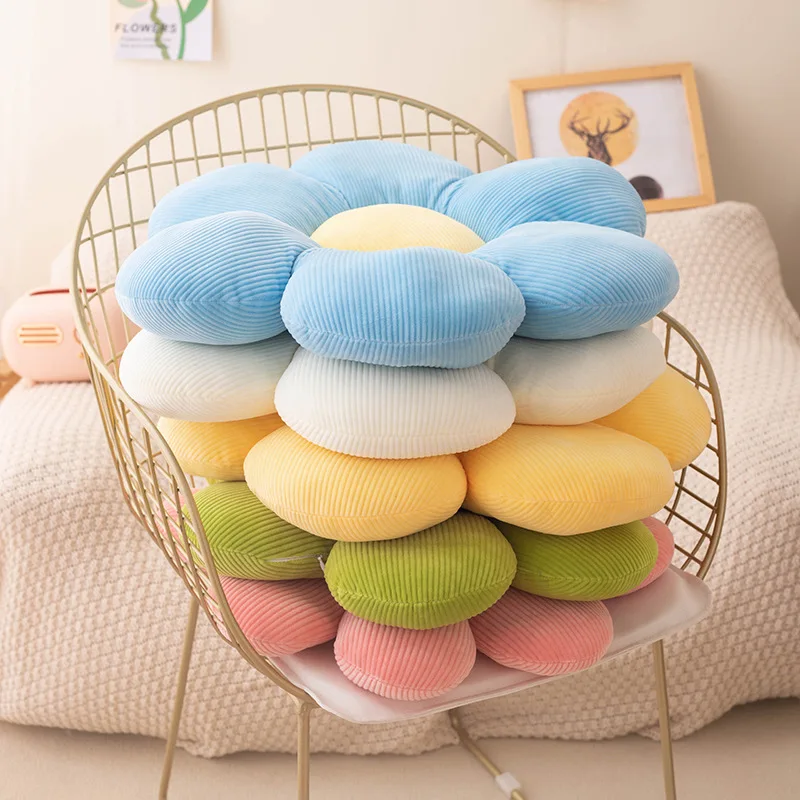 Flower Shaped Stuffed Pillow
