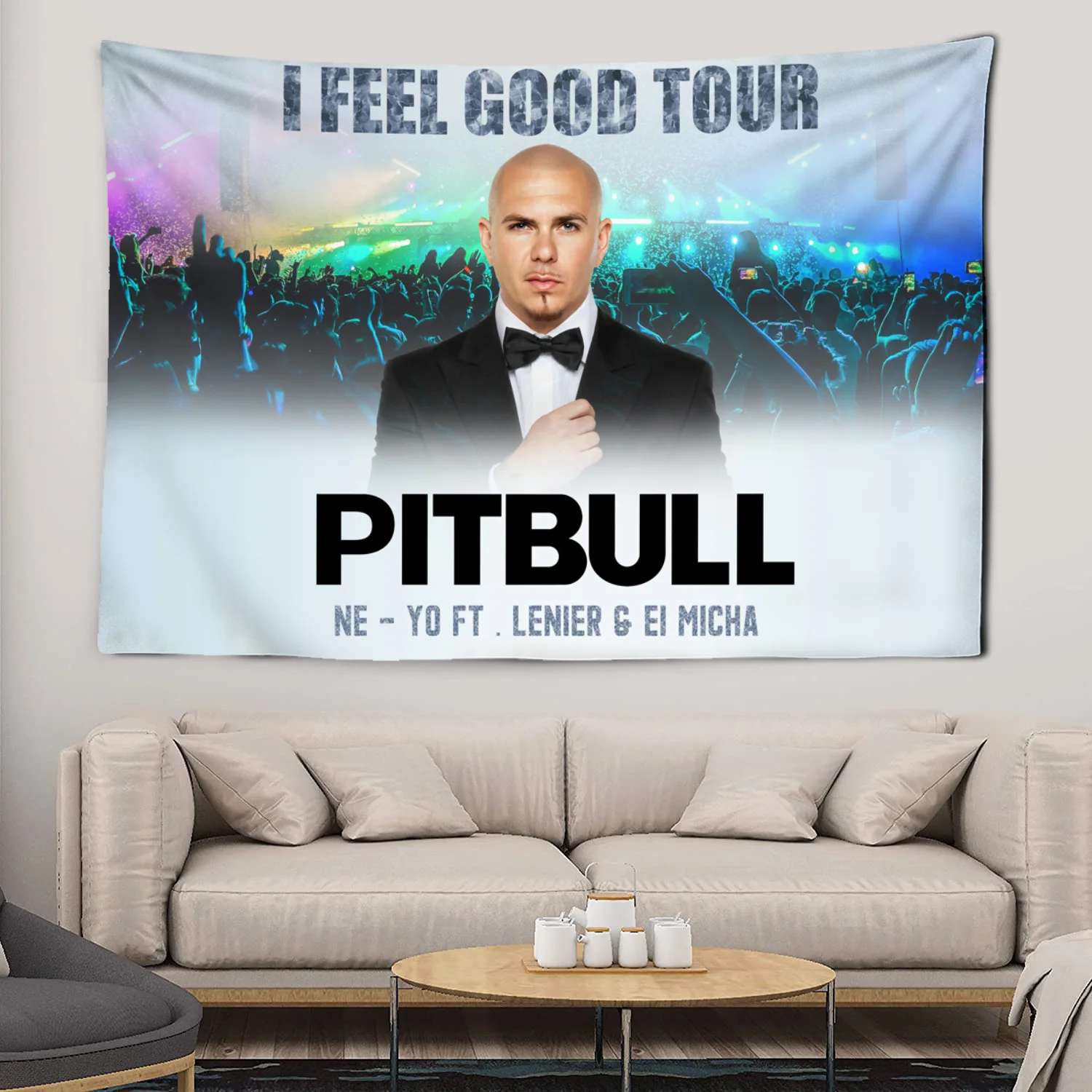 Tapestry Decor Mr 305 Pitbull Worldwide Hippie Tapestry Fabric Macrame Wall Hanging Beach Room Decor Cloth Carpet Yoga Mats Sheet Sofa Blanket
