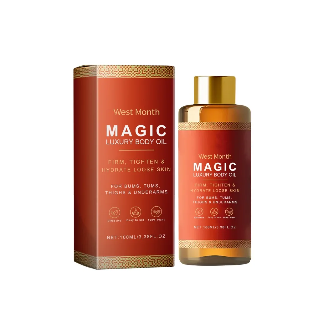 Plumps Magic Body Oil Tightens Firms Magic Body Firming Oil Hydrates Skin Chest Thighs Moisturizer 100ml