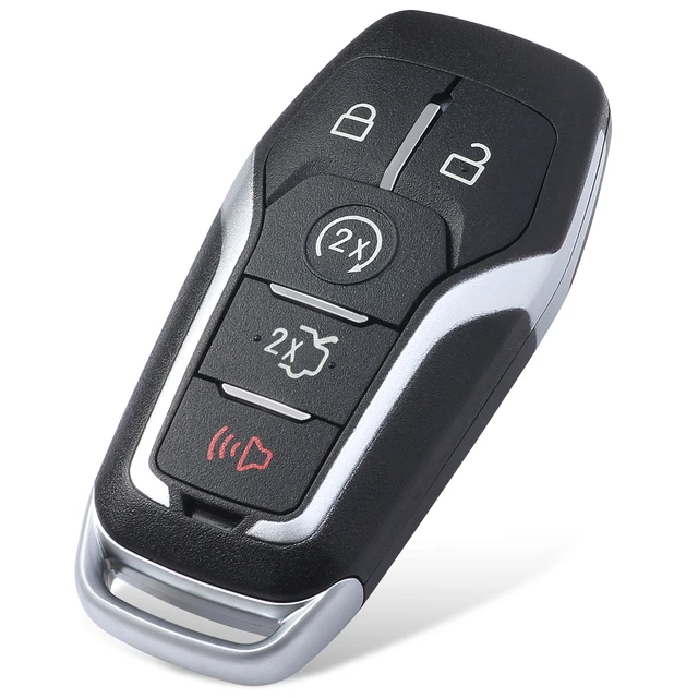 KEYECU 5 ปุ่มสําหรับ Ford Fusion Explorer Edge Mustang F150 F250 2015 2016 2017 M3N-A2C 31243300   Smart ID49 902MHz กุญแจรีโมท 5
