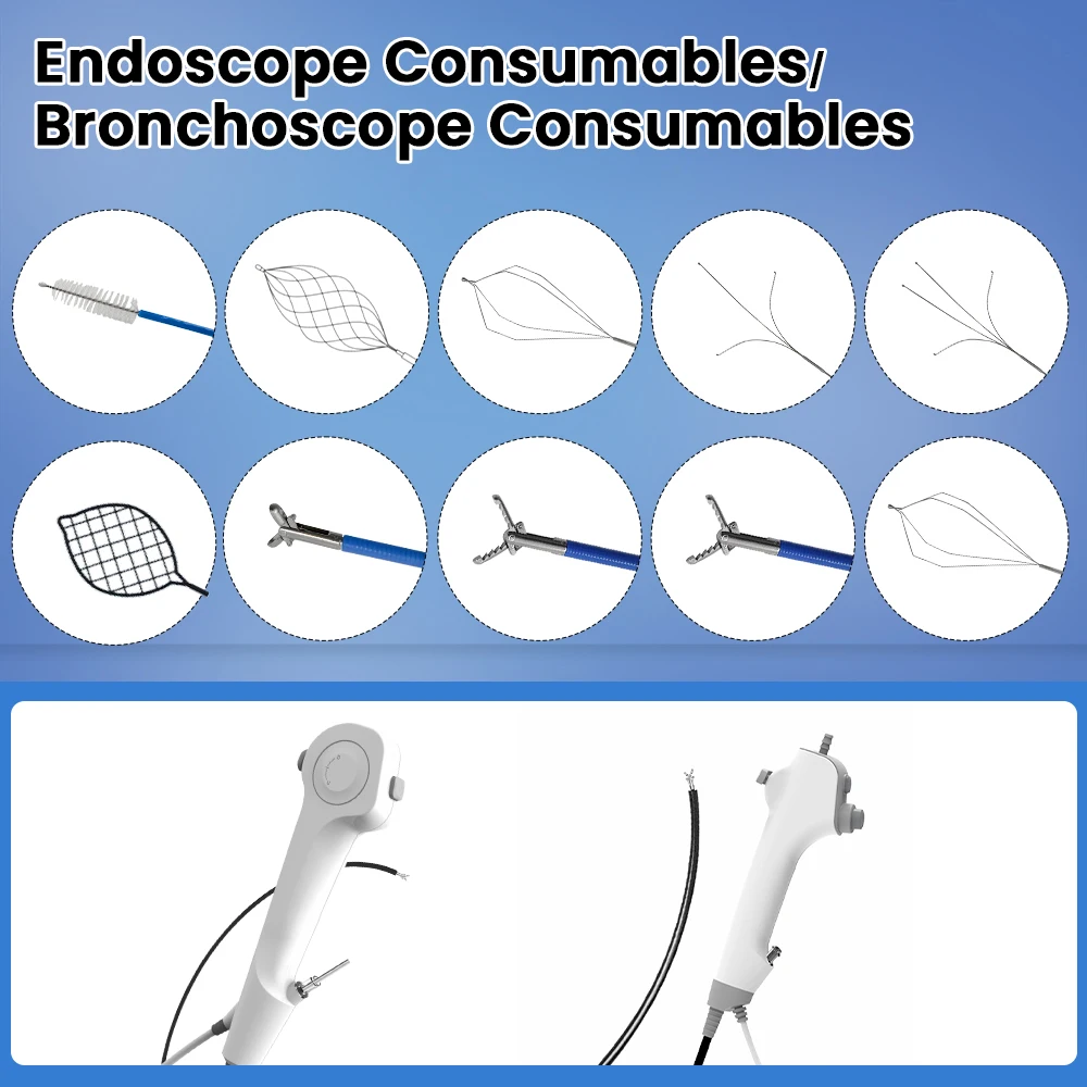 ≥2.6mm Veterinary Endoscope Accessories Foreign Body Biopsy Forceps Bronchial Fo