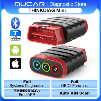 THINKCAR THINKDIAG mini 미니 obd2 블루투스 스캐너 모든 자동차 전체 시스템 진단 평생 무료 자동 진단 도구 읽기/ClearCode 오류
