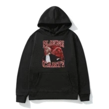 

Vintage Hip Hop Rap Singer Playboi Carti HOODIE Everyday Couple Oversized Sweatshirt Black Fleece Pocket Hooded Pullover Men Top