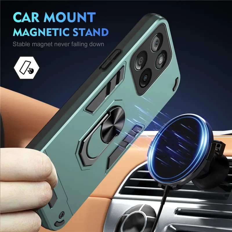 Ring Bracket Armor Shockproof Protective Phone Case