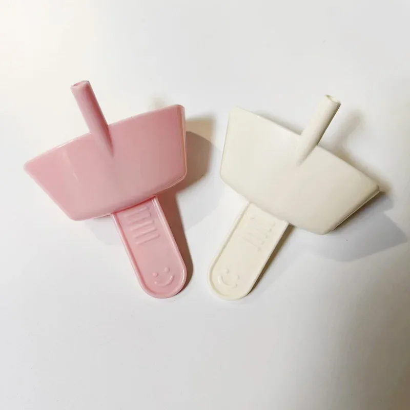 New Drip Proof Popsicle Holder Rack Free Ice Holder Dirt-proof Free Frozen Treats Rack with Straw for Kids Ice Cream