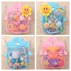 Baby Bath Toys Dinosaur Animal Mesh Net Toy Storage Bag Strong Suction Cups Bath Game Bag Bathroom Organizer Water Toys for Kids 1