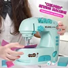Electric Sewing Machine Pretend Play Simulation Household Appliance Crafting Stitches Knitting Educational Toy Kid DIY Gift 4