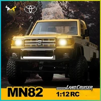 MN82 Remote Controlled Climbing Off-road Vehicle 1:12 Full Scale 4WD for Toyota LC79 Simulation RC Model Children Toy Rc Car 2