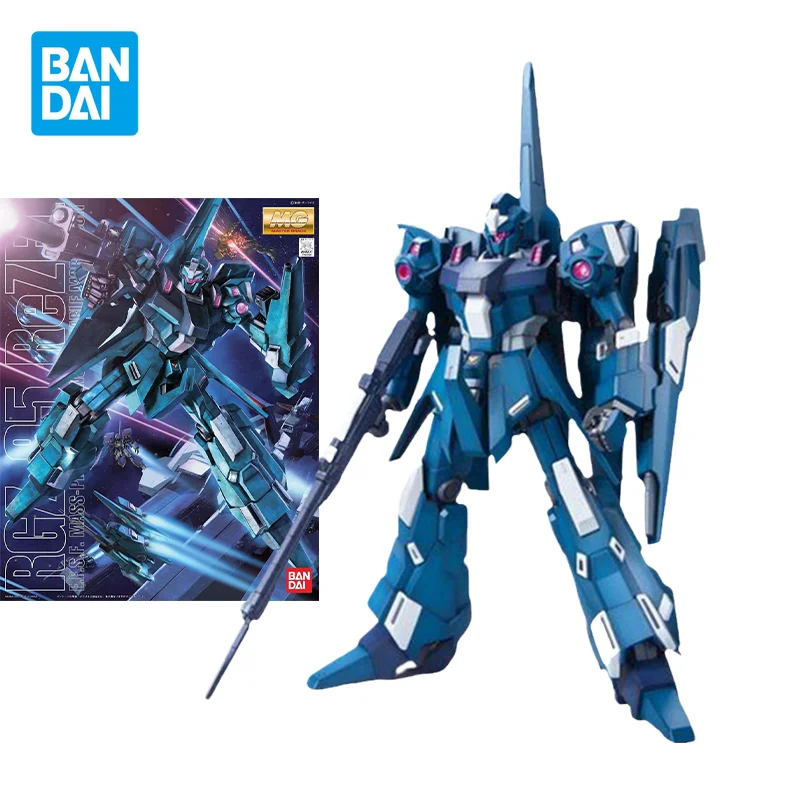 

Bandai Original Gundam Model Kit Anime Figure MG 1/100 RGZ-95 ReZEL Action Figures Collectible Ornaments Toys Gifts for Kids