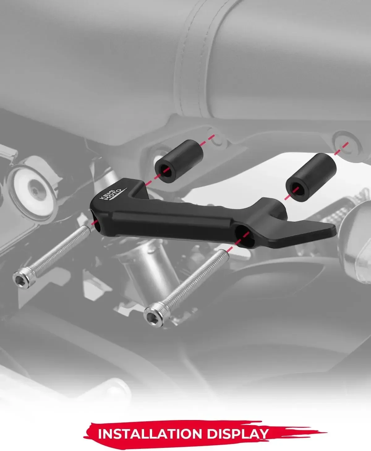 

Rear Passenger Handlebar For Honda Grom MSX125 2022+ Rear Seat Pillion Grab Rail Bar Passenger Handles KEMIMOTO Motorcycle Parts