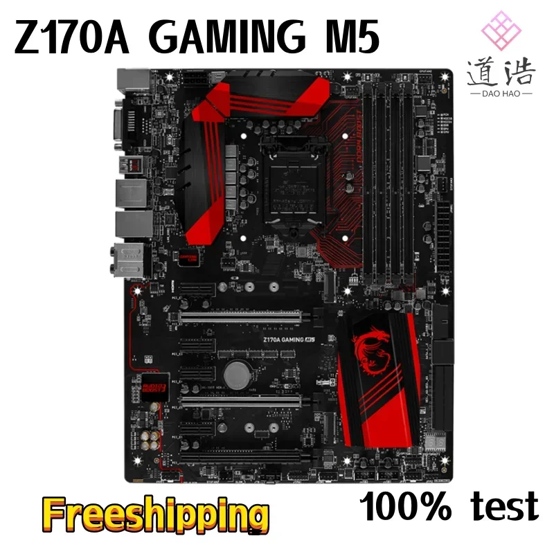 For Z170A GAMING M5 Motherboard 64GB M.2 HDMI LGA 1151 DDR4 ATX Z170 Mainboard 1 S334c3aca45854f8b90f74f47c86688deS