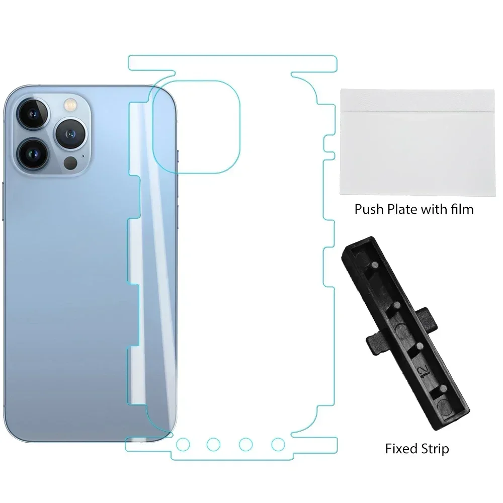 Rahmen-Hydrogel-Folie für iPhone 17 16 15 Pro Max Rückseiten-Displayschutz Vollständige Abdeckung Rückseitenschutzfolien für iPhone 14 13 12 – Detail 13