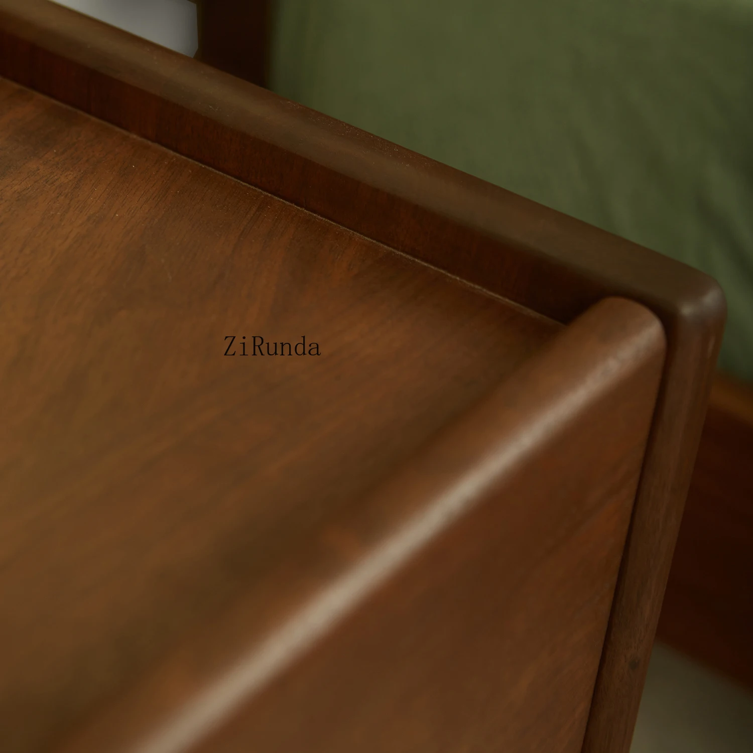 North American black walnut bedside table solid wood children's side cabinet Nordic simple storage small apartment
