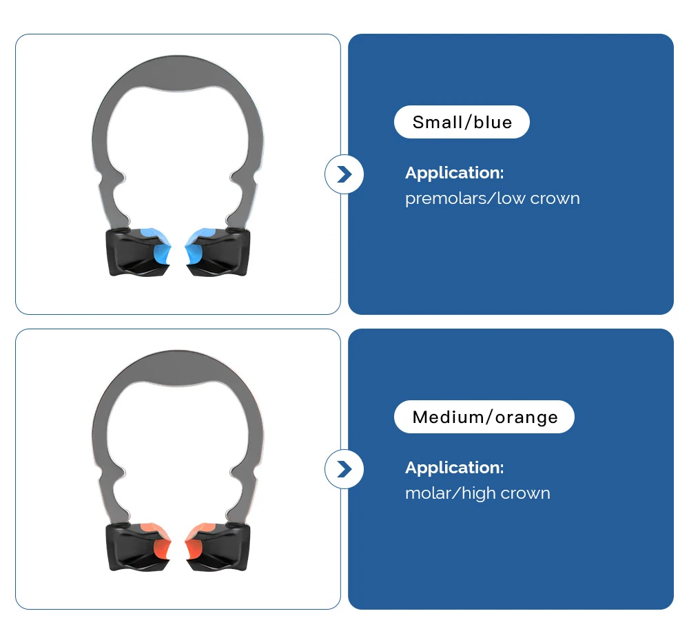 AZDENT Dental Sectional Matrix System Set New Contoured Matrices Clip Ring Bands Wedge Knife Dentis Wedges Plastic Kit_voghion.com