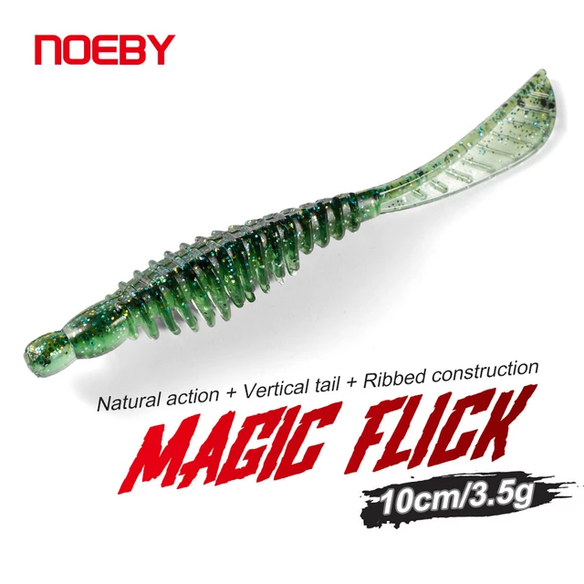 Noeby Soft Baits Fishing Lures Silicone S3115 100mm 3.5g 6pcs Pesca Fishing  Soft Lures Silicone Bait Wobbler Leurre Souple Pesca - Fishing Lures -  AliExpress