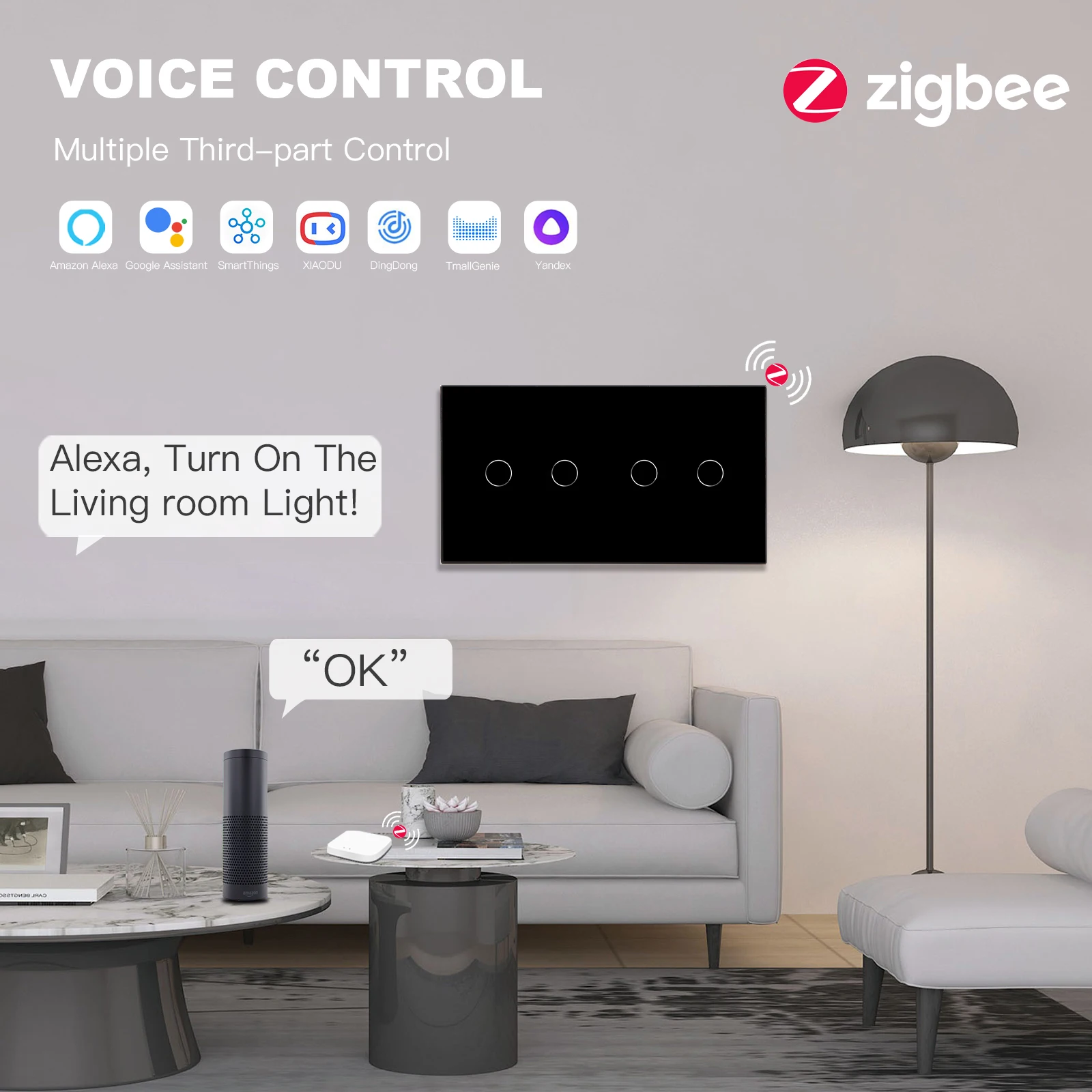 interruptores de luz triplo duplo tuya smart 04