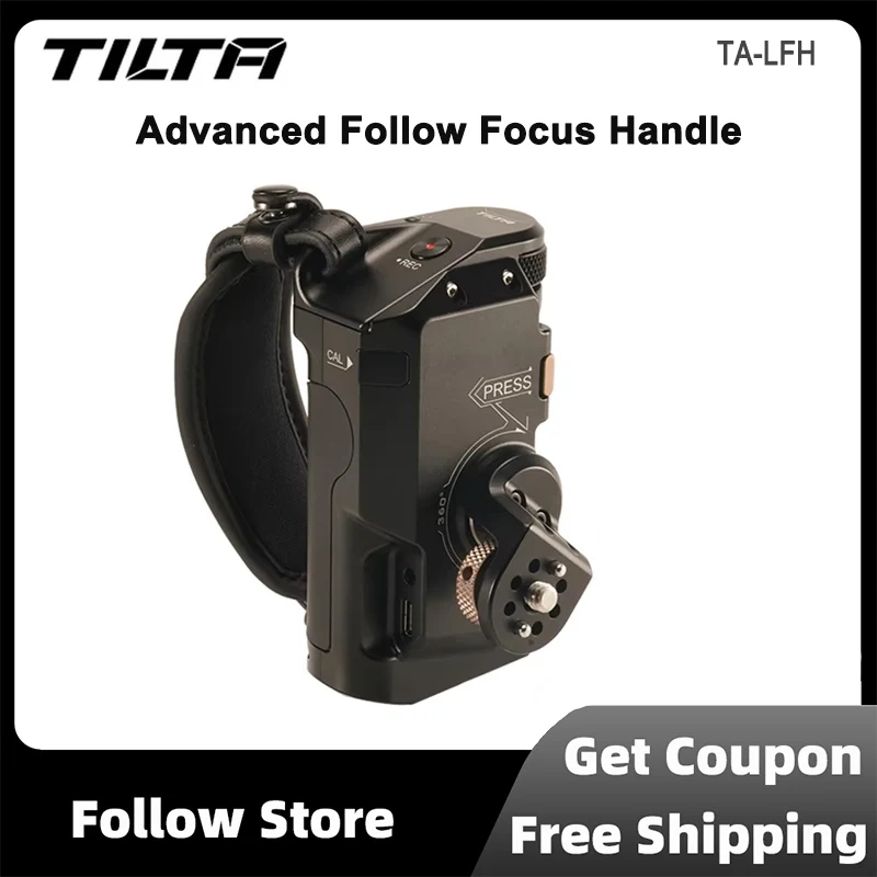 ビデオカメラ Tiltaing Left Side Advanced Focus Handle Tilta Left Side Advanced Focus Handle (F570 Battery) | Tilta