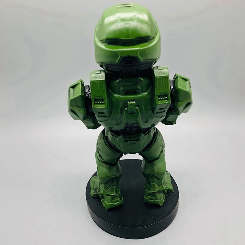 Green Soldier Mobile Phone Stand Armor Knight Robot Mobile Phone Stand Watch Drag Gamepad Stand Remote Control Holder