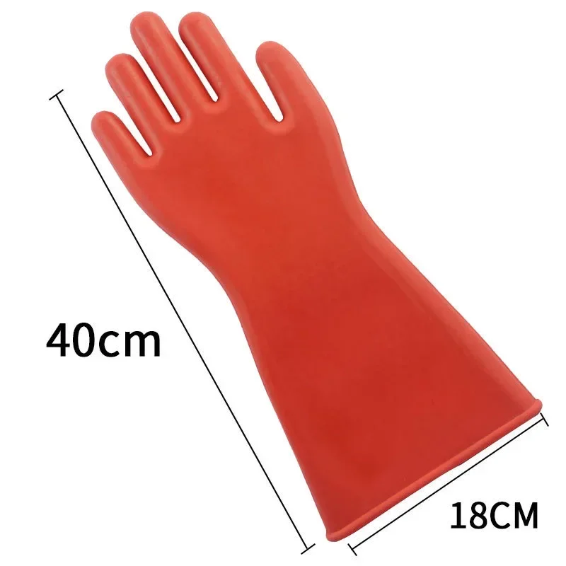 Anti-electricity Protect Professional High Voltage Electrical Insulating Gloves Rubber Electrician Workplace work gloves protective gloves insulating gloves