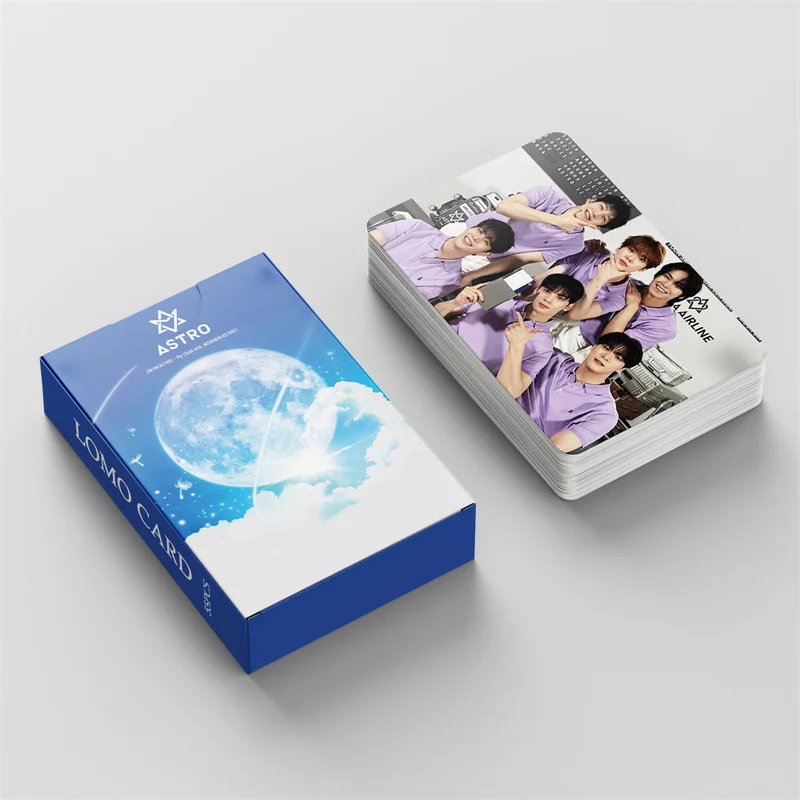 Kpop Album Cards LOMO Cards ASTRO 8th Anniversary 55pcs/set