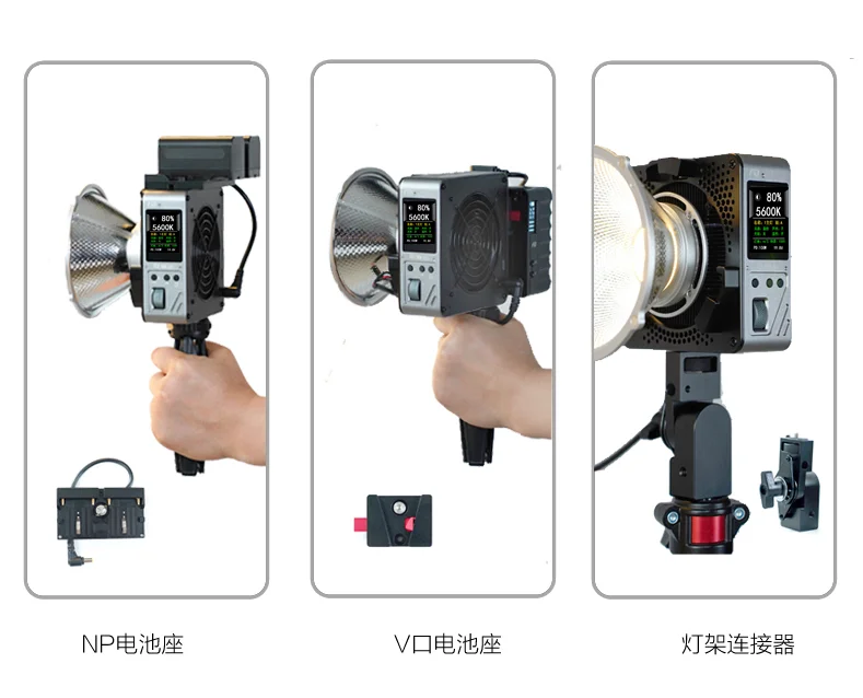 FD FEIDU FD100D 100W COB LED 조명, 2700k-5600k 스튜디오 사진 램프, 듀얼 컬러 카메라 조명, 유튜브 틱톡용
