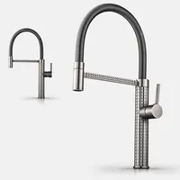 High end Spring Kitchen Faucet Brass Luxury Black Faucet for Kitchen Sink 360 ° Swivel Faucet Kitchen Accessories Sink Faucet 4