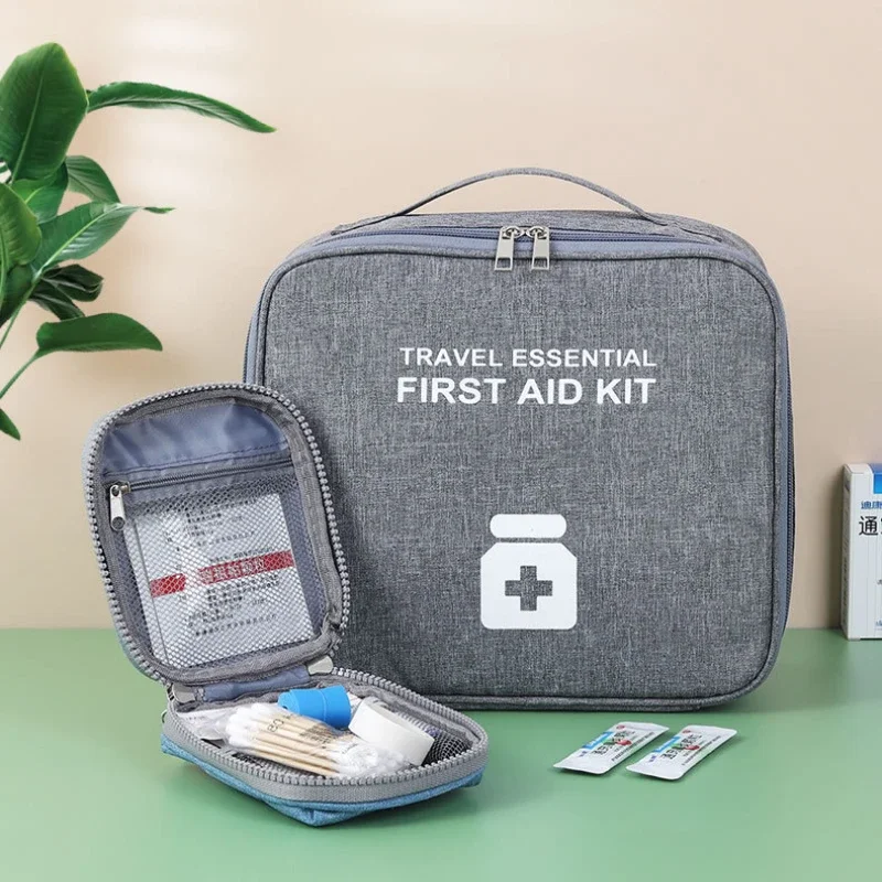 Kit di pronto soccorso per la casa borsa per medicinali vuota di grande  capacità borsa per medicinali da viaggio portatile borsa di sopravvivenza  borsa di emergenza per auto - AliExpress