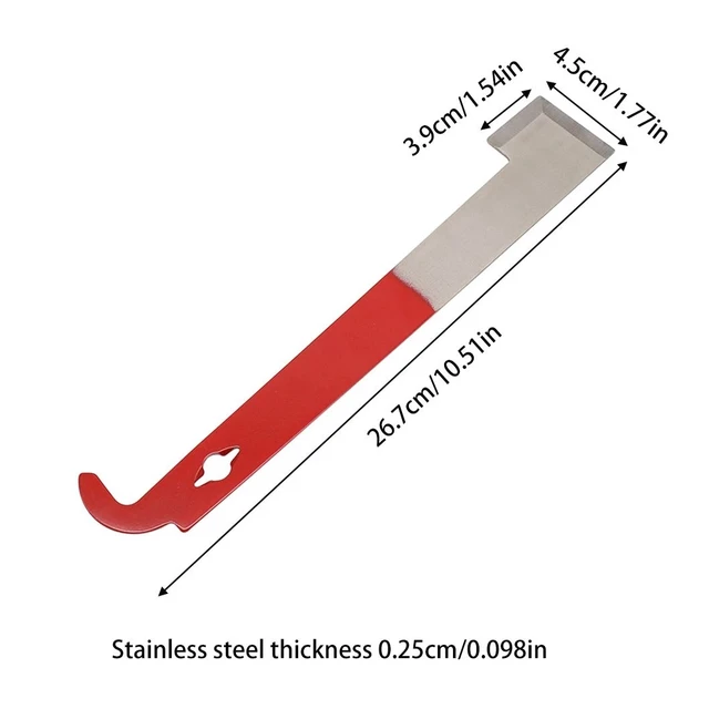 1Pc 27 Cm Apikultúra Mézes Spatula Rozsdamentes Acél Kaparó Kaptár Szerszám Tisztítása Méhkaptárak Multifunkcionális Méhészeti Berendezések - Image 4
