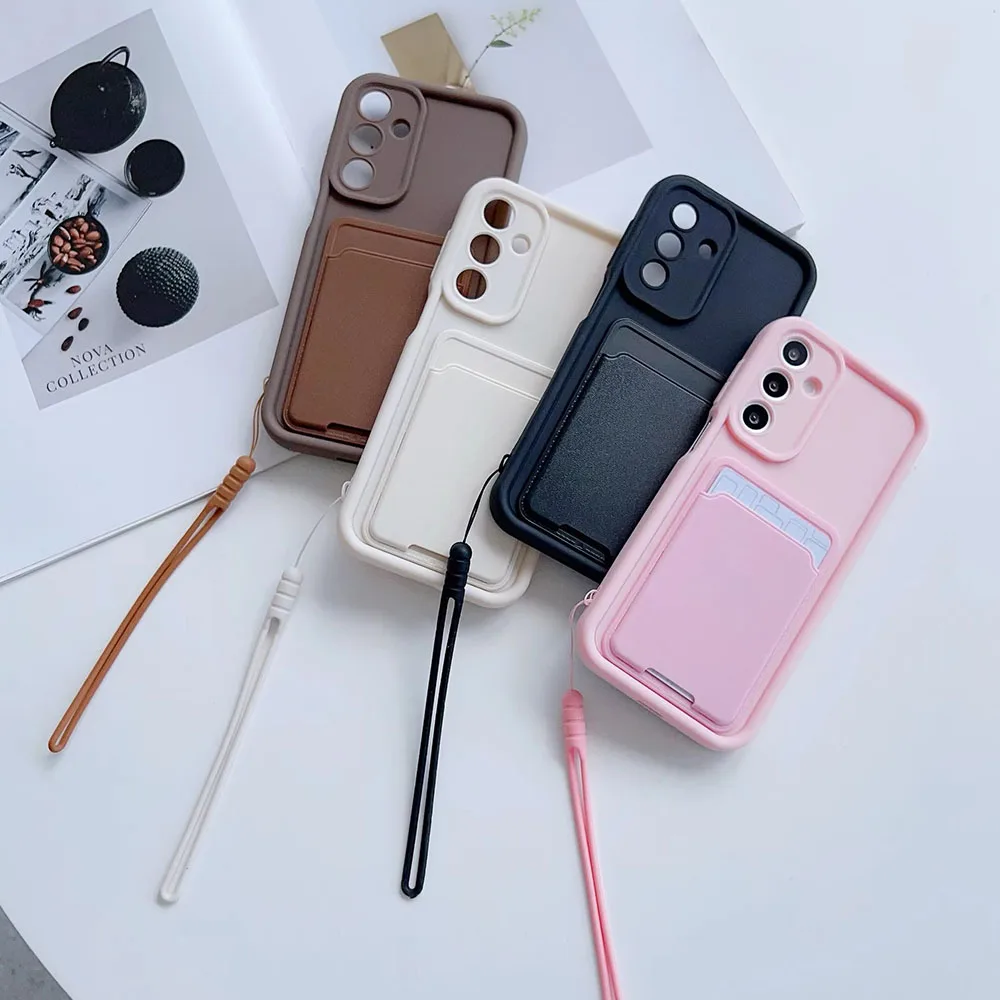 Multifunctional Insert Card Holder Phone Case with Premium Back Cover