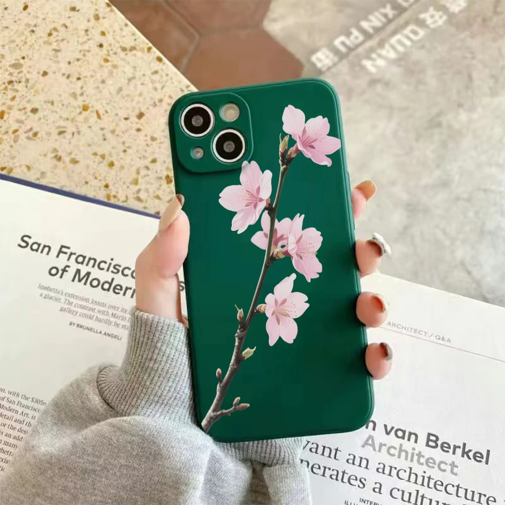 Pink Cherry Blossoms Slim Anti-Scratch Protective Case