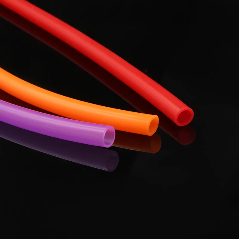 1 Meter ID 1 2 3 4 5 6 7 8 9 10 mm Silicone Tube Flexible Rubber Hose Food Grade Soft Drink Pipe Water Connector Colorful