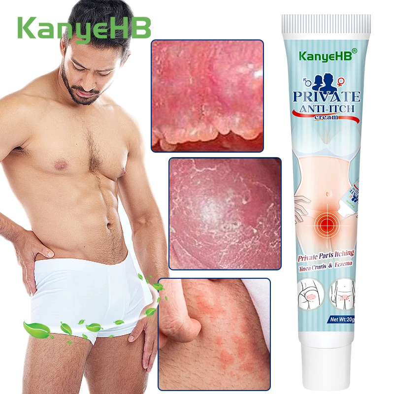 1Pcs Herbal Antibacterial Ointment Remove Odor Pruritus Dermatitis Genital Vulva Itching Thigh Inside Itch Private Cream G015
