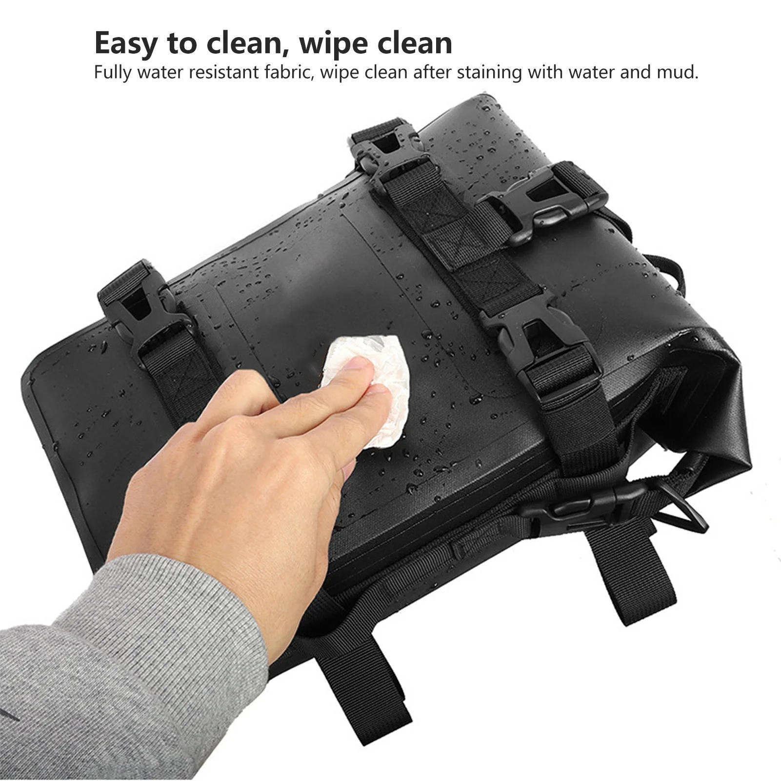 Motorcycle Waterproof Crash Bar Side Bag 4L Universal Quick