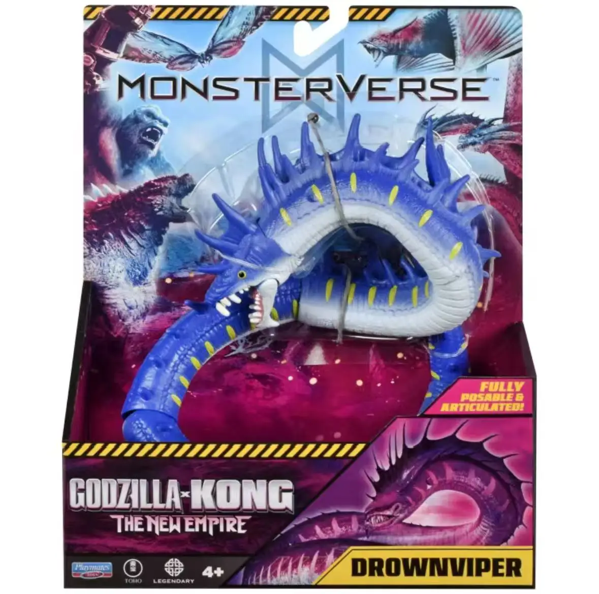 2025 New Playmates Empire Godzilla Vs Kong Action Figure MOTHRA